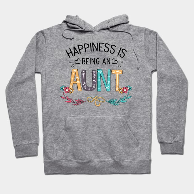 Happiness Is Being An Amma Wildflowers Valentines Mothers Day Hoodie by KIMIKA